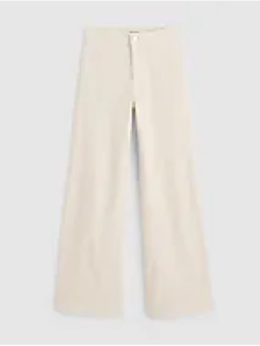 Madewell Cream Wide-Leg Trousers - Picture 2 of 3